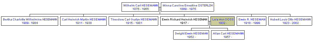 Mini tree diagram